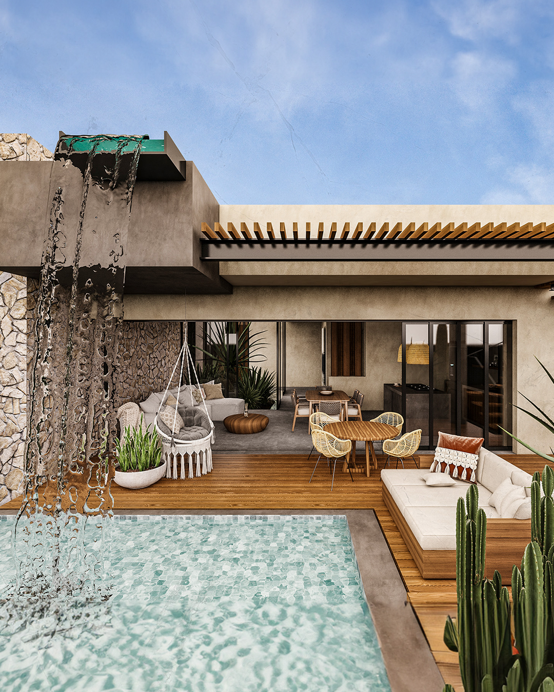 Casa Tulum en El pedregal San Carlos