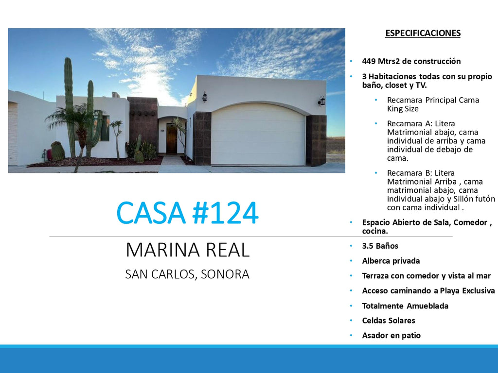 Casa Marina Real#124