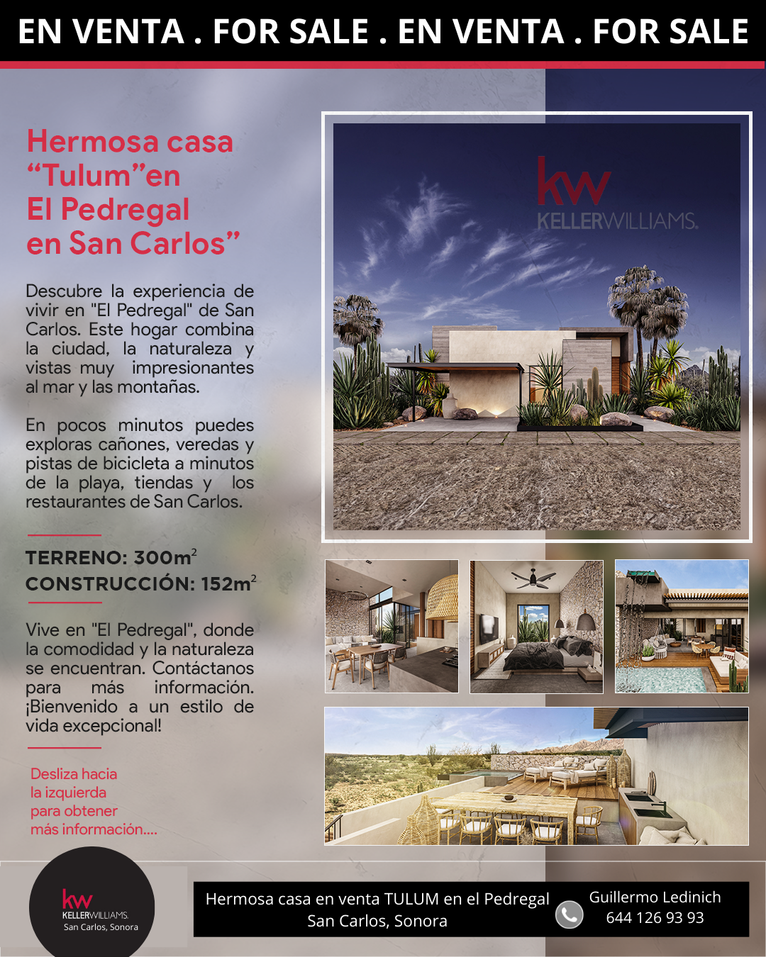 Casa Tulum en El pedregal San Carlos